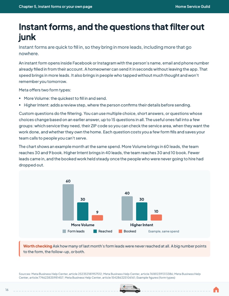 Page 16 of the guide: Two form types, the same spend